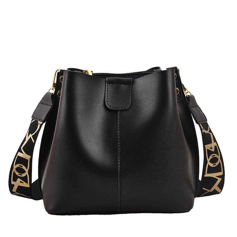 Geantă de damă tip bucket din PU, stil retro, spațioasă, texturată, pentru purtare peste umăr sau crossbody