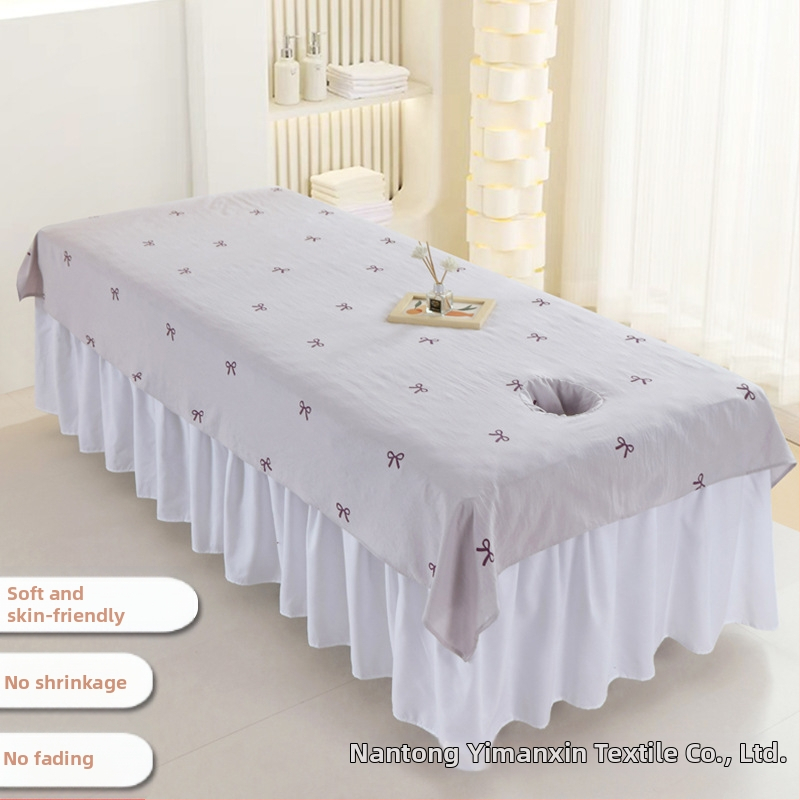 Prestieradlo do kozmetického salónu s dierkami, šetrné k pokožke, priedušné, prateľné, rýchloschnúce, na masáže a wellness, jednodielne, vhodné pre všetky ročné obdobia