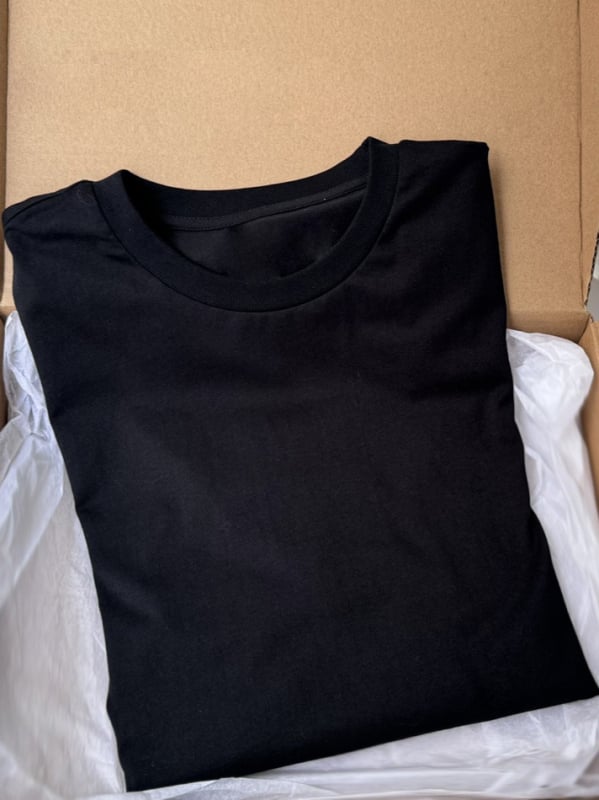 Tricou bărbătesc din bumbac, broderie cu ponei, guler rotund, mâneci scurte, croială lejeră, culoare uni, disponibil în patru culori, vară 2025