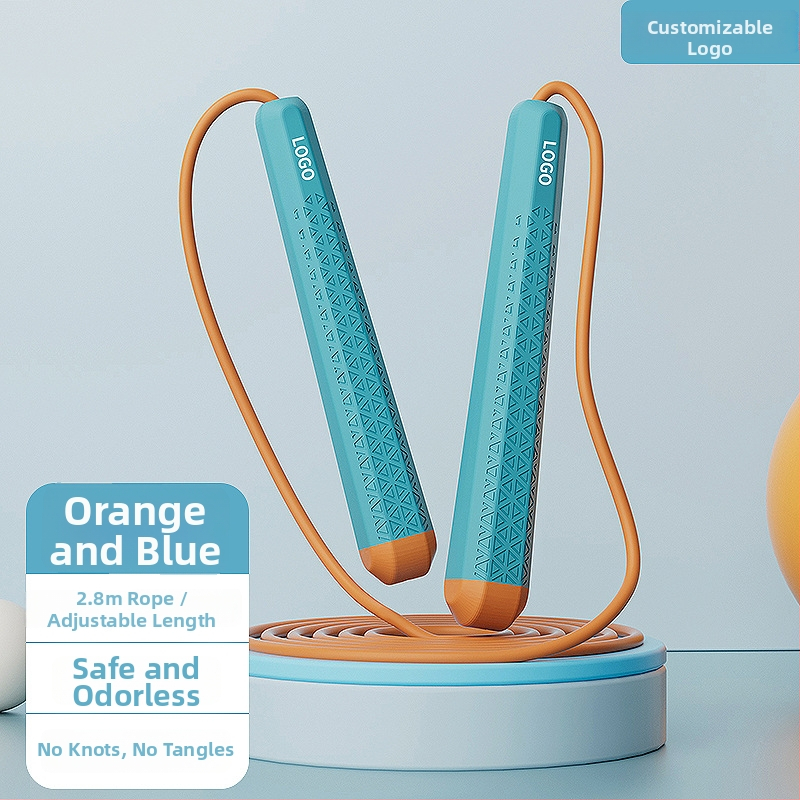 Șnur de săritură pentru copii, mânere în nuanțe macarons, fără încurcături, șnur profesional pentru antrenament și fitness școlar