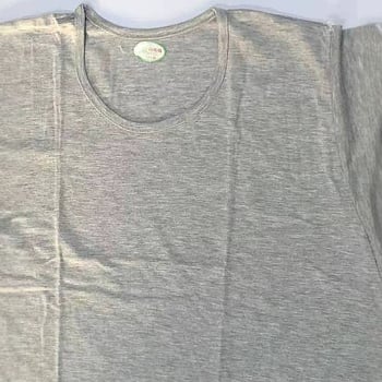 White Rose tricou pentru bărbați din bumbac 100%, mâneca scurtă, culoare solidă, respirabil, croială lejeră, mărime mare