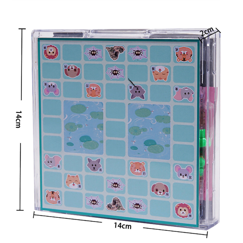 Set de șah magnetic 2 în 1 cu tablă pliabilă: șah chinezesc, șotron, șah cu ființe zburătoare, Gomoku și dame