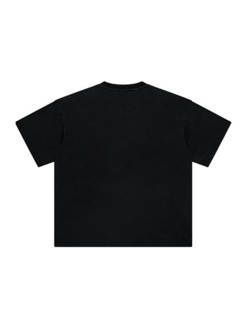 250g bumbac pur, tricou cu mâneci scurte, croială oversized în stil american, cu stea cu cinci colțuri pentru bărbați, Y2K