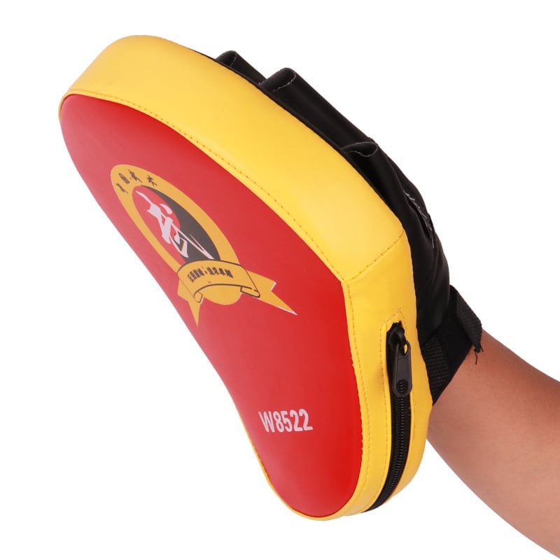 Țintă arcuită din piele pentru box și taekwondo – țintă pentru mână și picior