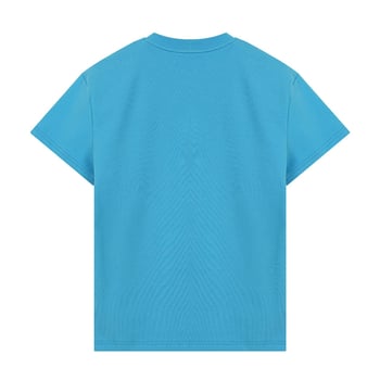 9071 Tricou unisex cu imprimeu cu desene animate, guler rotund, mâneci scurte, croială slim, 100% bumbac