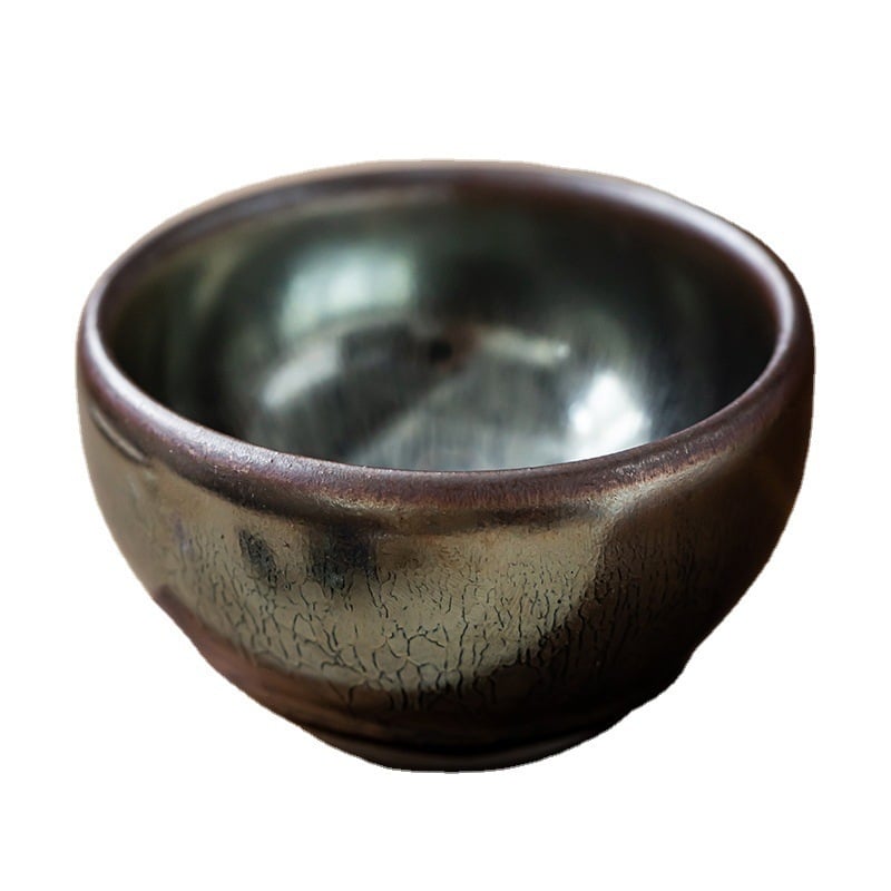 Set ceramic Jianzhan pentru ceai cu ceașcă Tianmu Master, uz personal, ustensile Kung Fu pentru ceai, ceașcă unică cu glazură Oil Drop