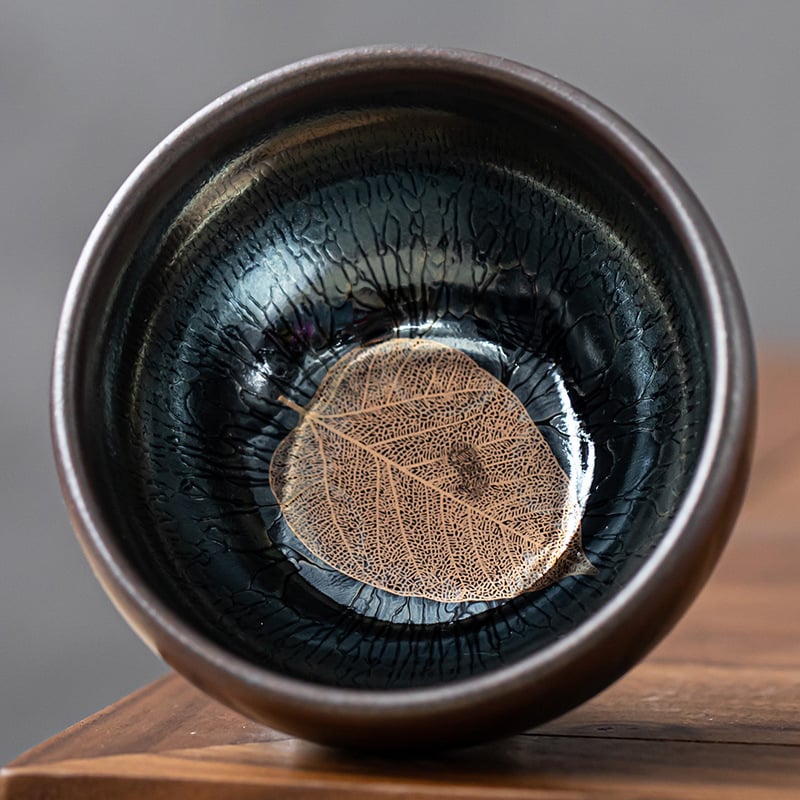 Set ceramic Jianzhan pentru ceai cu ceașcă Tianmu Master, uz personal, ustensile Kung Fu pentru ceai, ceașcă unică cu glazură Oil Drop