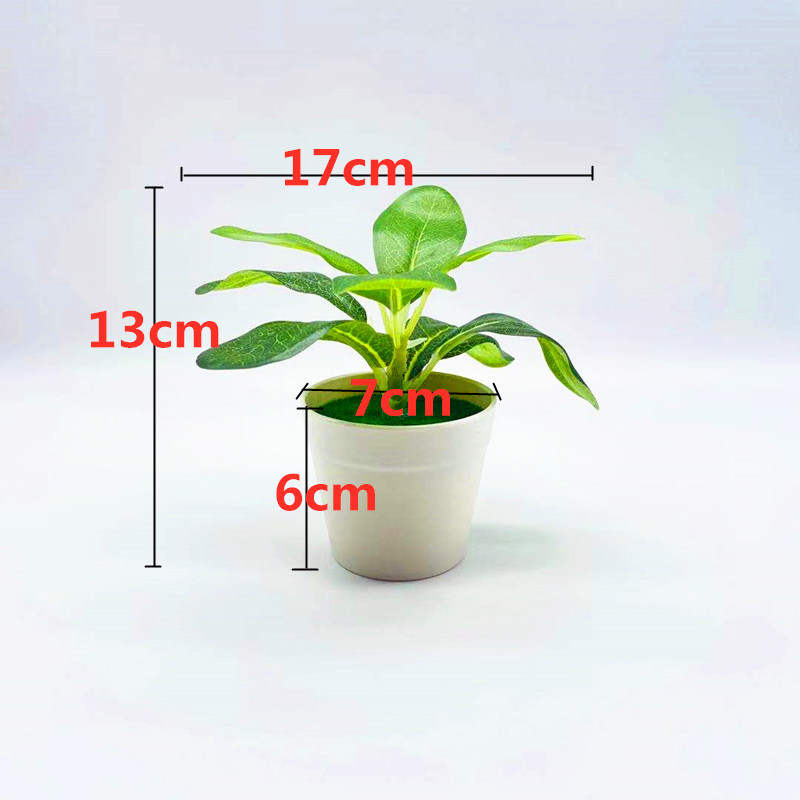 En-gros: plante artificiale pentru casă, bonsai mic în ghiveci, decor de birou, flori artificiale, ornamente mici creative
