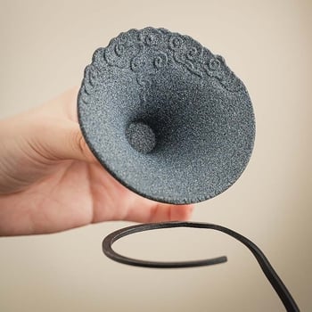 Filtru de ceai din ceramică microporoasă, cu design în nori și separator ceai-apă, pentru prepararea ceaiului din mandarin verde mic