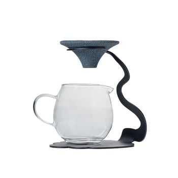 Filtru de ceai din ceramică microporoasă, cu design în nori și separator ceai-apă, pentru prepararea ceaiului din mandarin verde mic