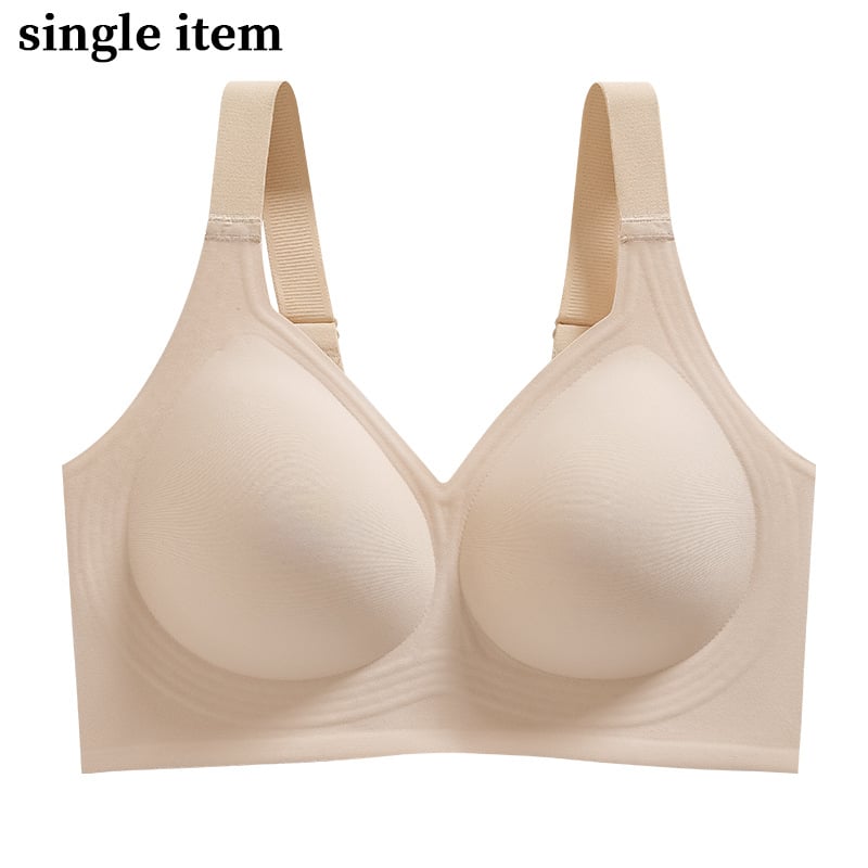 Sutien fără sârmă, mărime mare, fără cusături, imprimeu leopard, cupe subțiri modelate, cupă completă