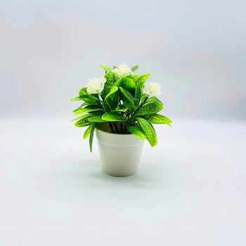 Bonsai artificial cu flori: trandafiri, Phalaenopsis și camelia