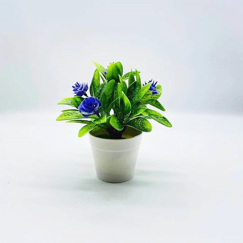 Bonsai artificial cu flori: trandafiri, Phalaenopsis și camelia