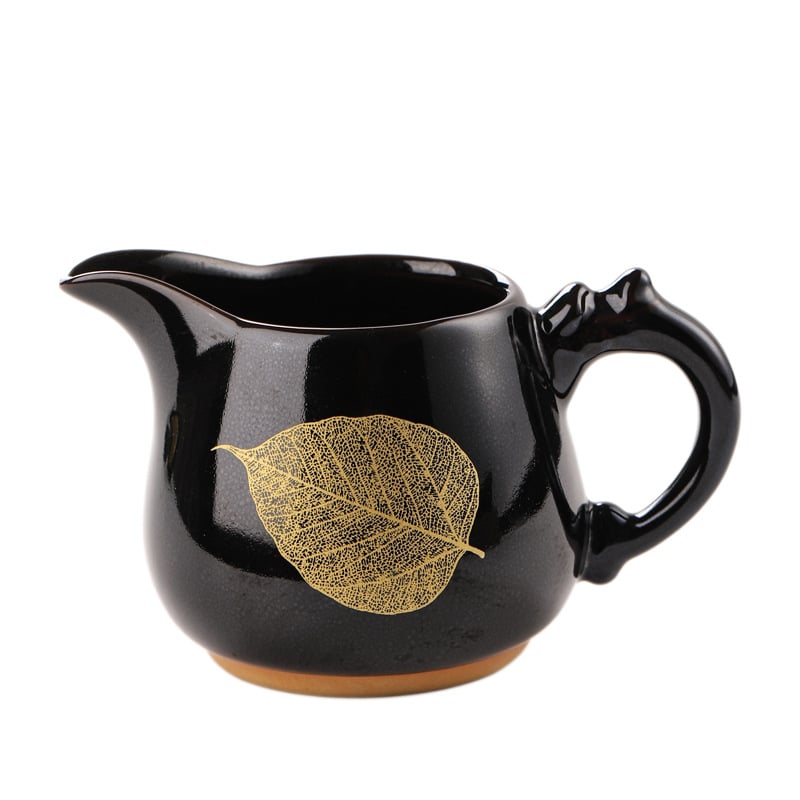 Gongdao Cup Tenmoku negru – ceașcă ceramică unică pentru seturi de ceai Kung Fu, uz casnic și comercial