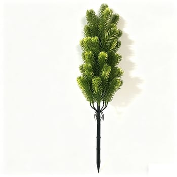 Buchet de plante artificiale cu lavandă, pin și conifere pentru grădină și decor de evenimente