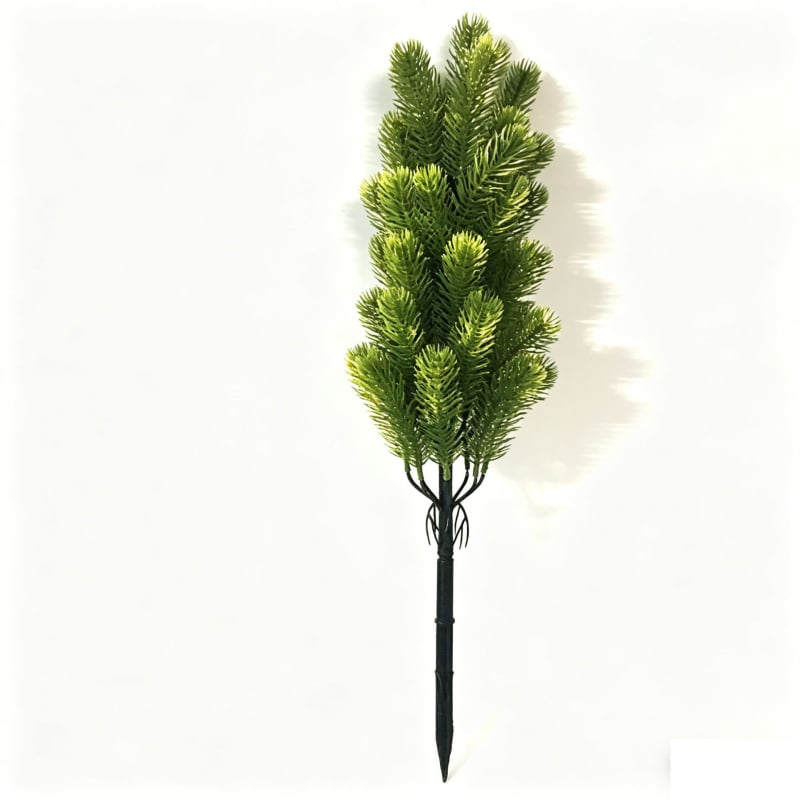 Buchet de plante artificiale cu lavandă, pin și conifere pentru grădină și decor de evenimente