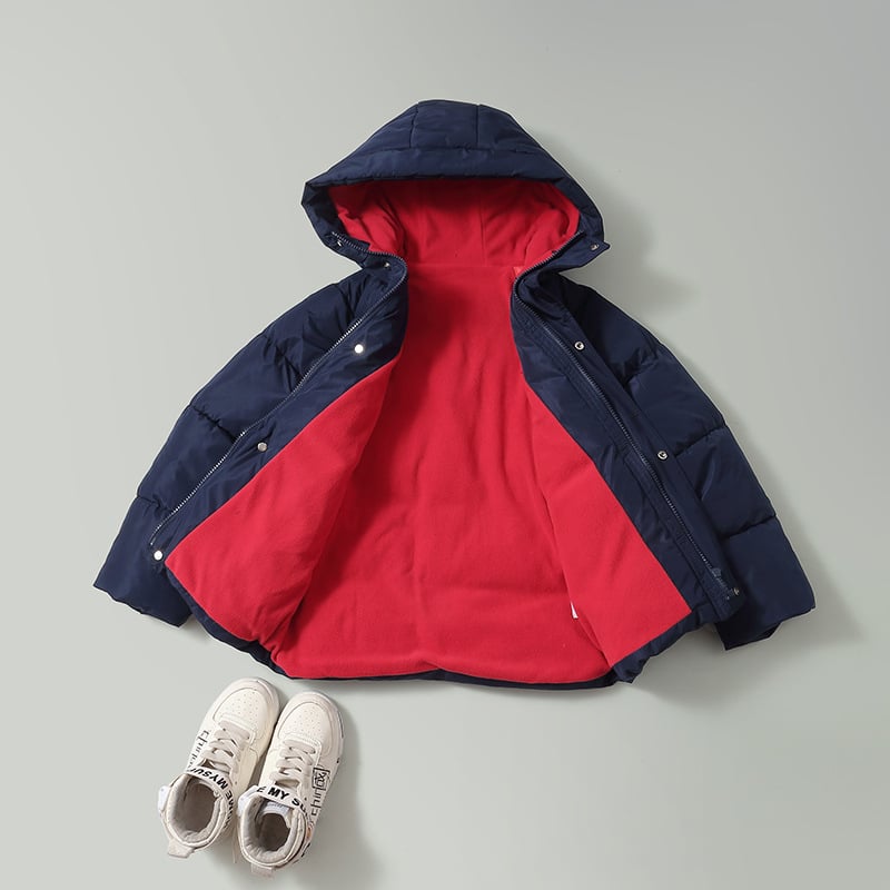 Palton din bumbac cu căptușeală fleece, unisex, iarnă