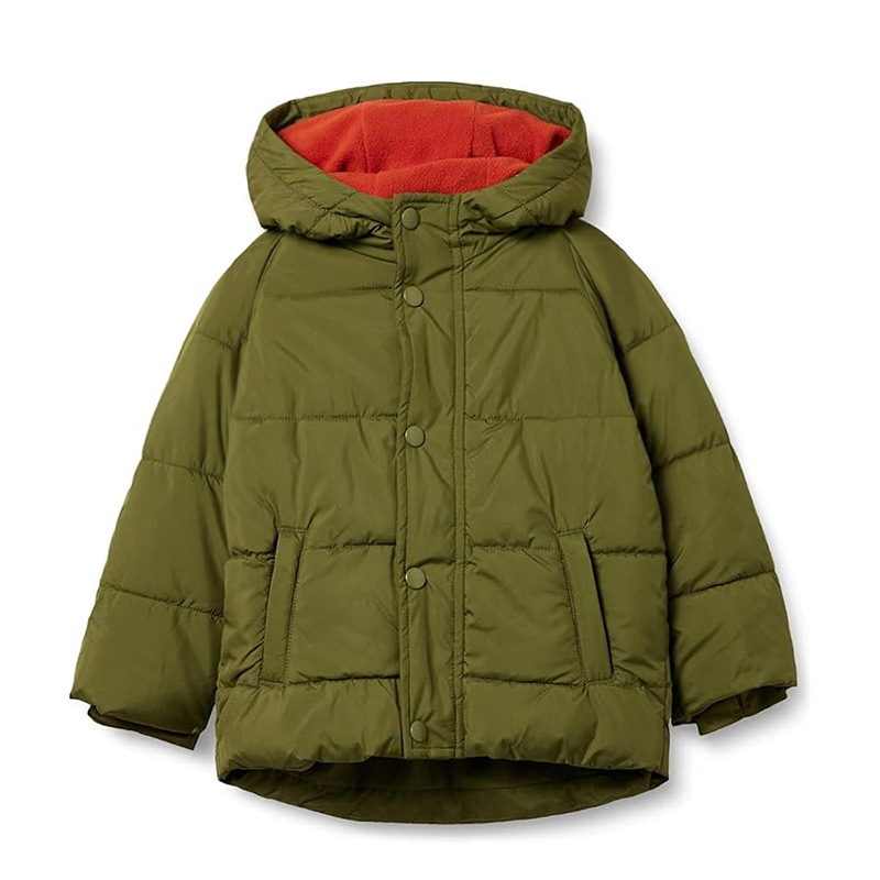 Palton din bumbac cu căptușeală fleece, unisex, iarnă