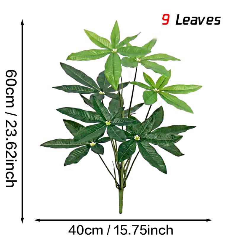 Arborele banilor artificial cu frunze realiste, plantă decorativă verde în ghiveci