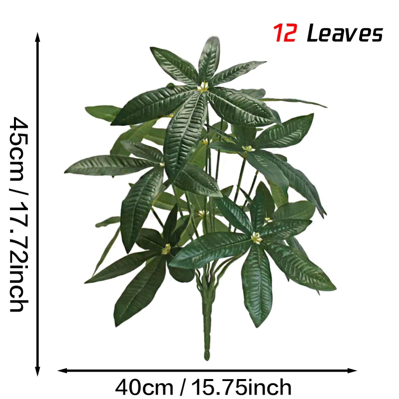 Arborele banilor artificial cu frunze realiste, plantă decorativă verde în ghiveci