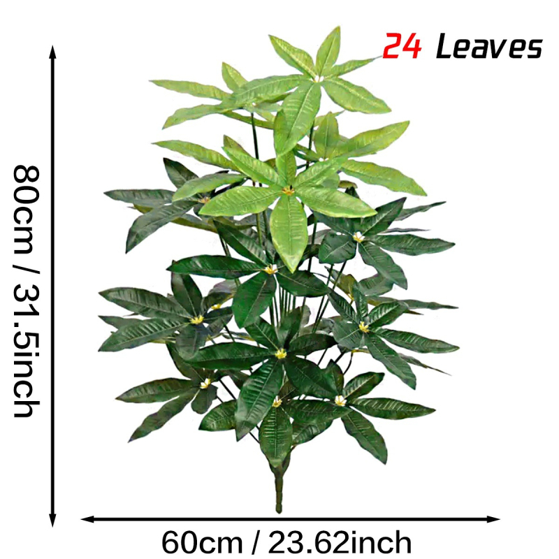 Arborele banilor artificial cu frunze realiste, plantă decorativă verde în ghiveci