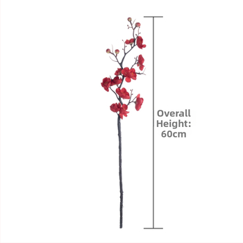 Umjetni Wintersweet i Plum Blossom bonsai za svadbenu dekoraciju, zidna biljka i zid cvijeća u stilu Instagrama