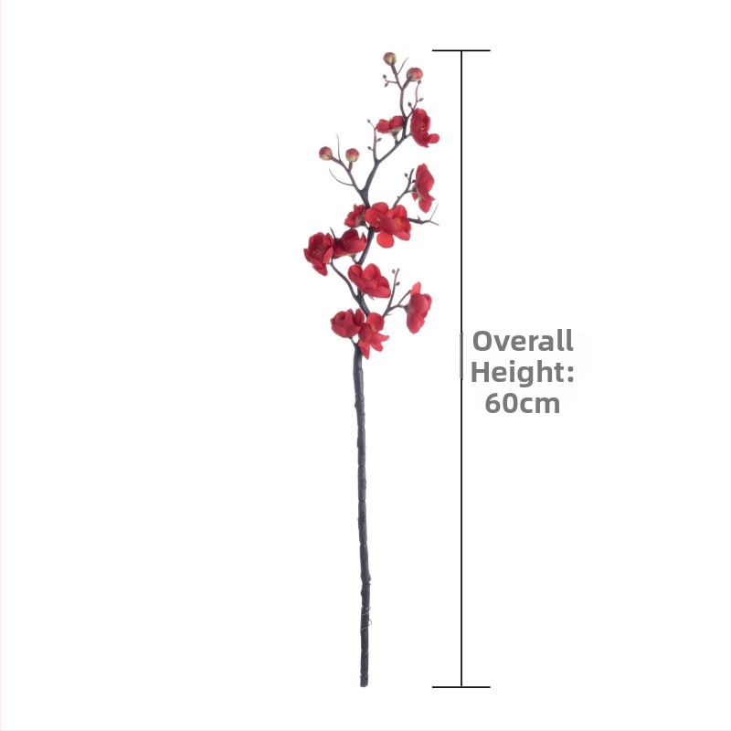 Umjetni Wintersweet i Plum Blossom bonsai za svadbenu dekoraciju, zidna biljka i zid cvijeća u stilu Instagrama