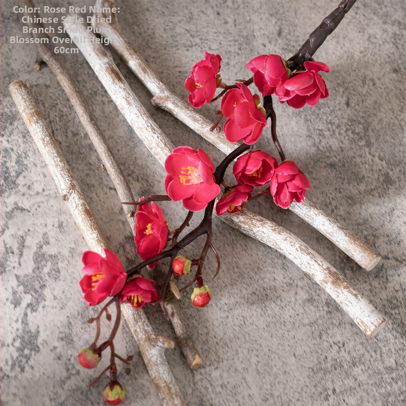 Umjetni Wintersweet i Plum Blossom bonsai za svadbenu dekoraciju, zidna biljka i zid cvijeća u stilu Instagrama