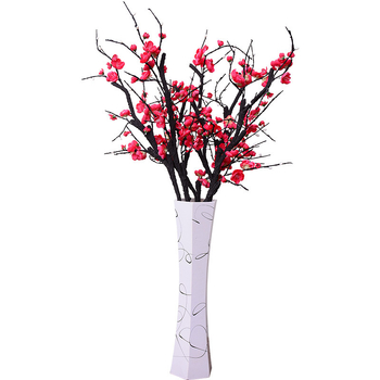 Ramuri artificiale cu flori de prune pentru decor de casă și de nuntă