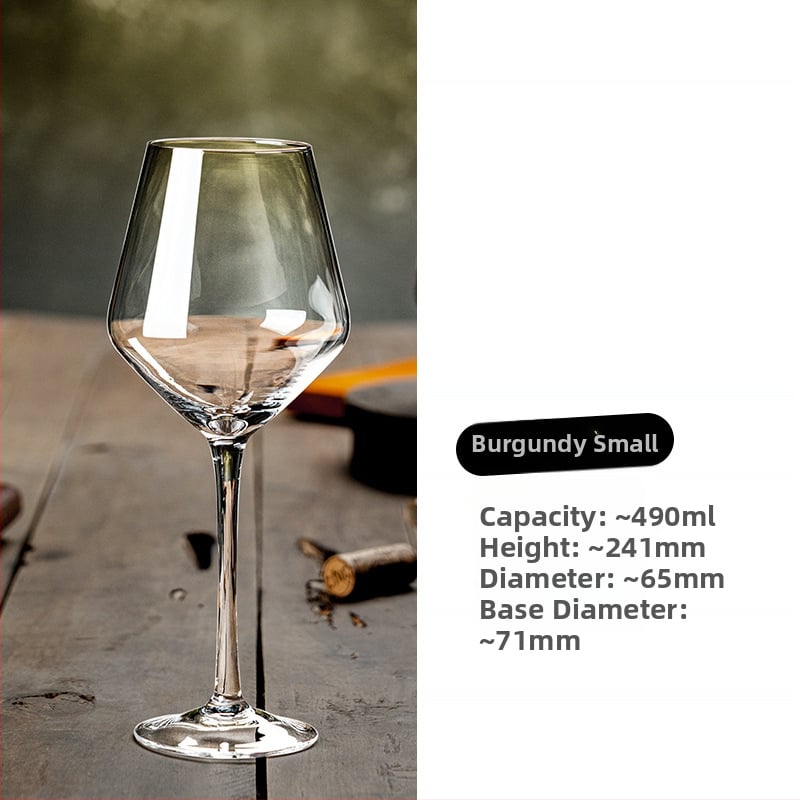 Set de 4 pahare de vin roșu într-o cutie cadou, pahare înalte pentru utilizare casnică