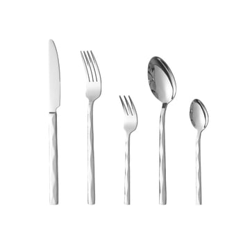 Set tacâmuri din oțel inoxidabil, cuțit de steak, furculiță și lingură, cu mâner în formă de diamant, pentru uz casnic și în hoteluri
