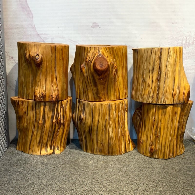 Taihang Thuja sculptură din rădăcină — suport pentru pix și decor de birou