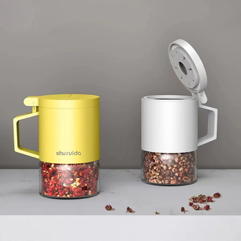Üvegből készült fűszertartó, nedvességálló zárás, minimalista design, 300 ml, OEM elérhető