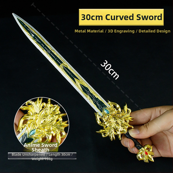 30 cm Luanfei meč z legovaného kovu – zberateľská neostrená figúrka
