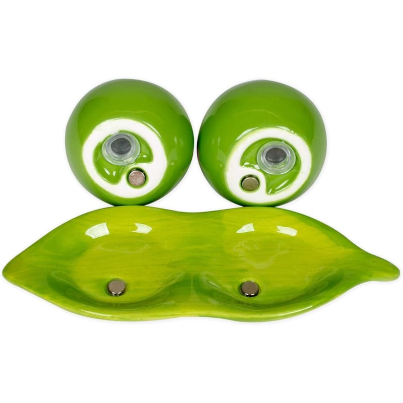 Sticle ceramice magnetice pentru sare și piper, set cadou de 3 piese pentru uz casnic