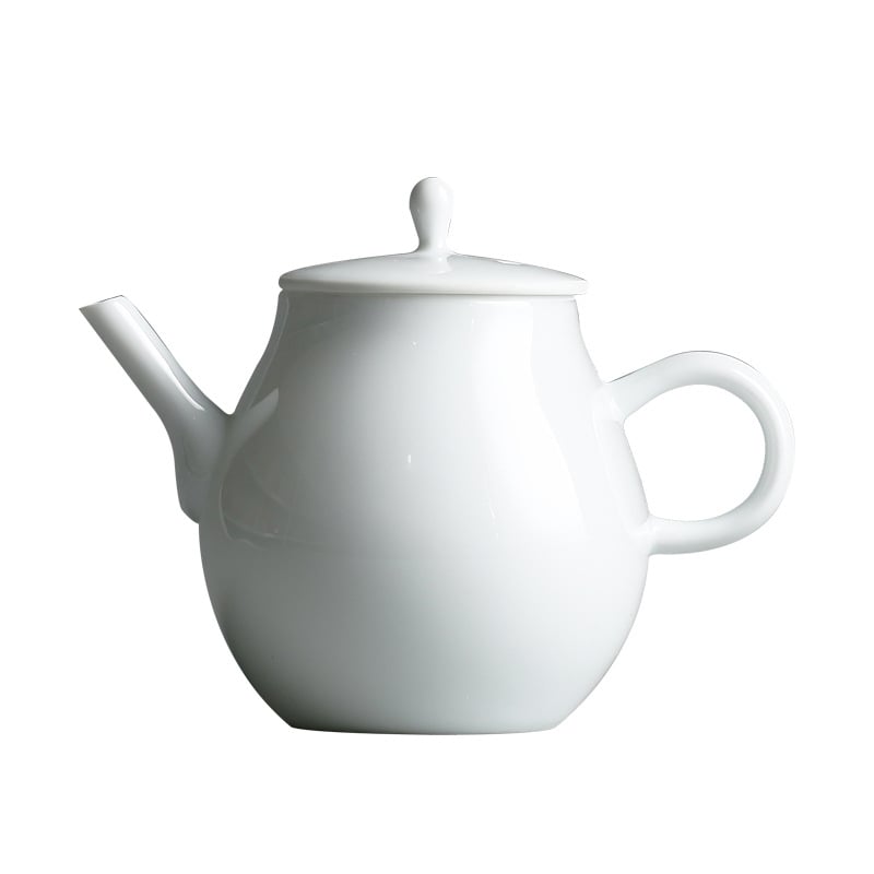Ceainic Celadon cu glazură ceramică, mic ceainic pentru birou