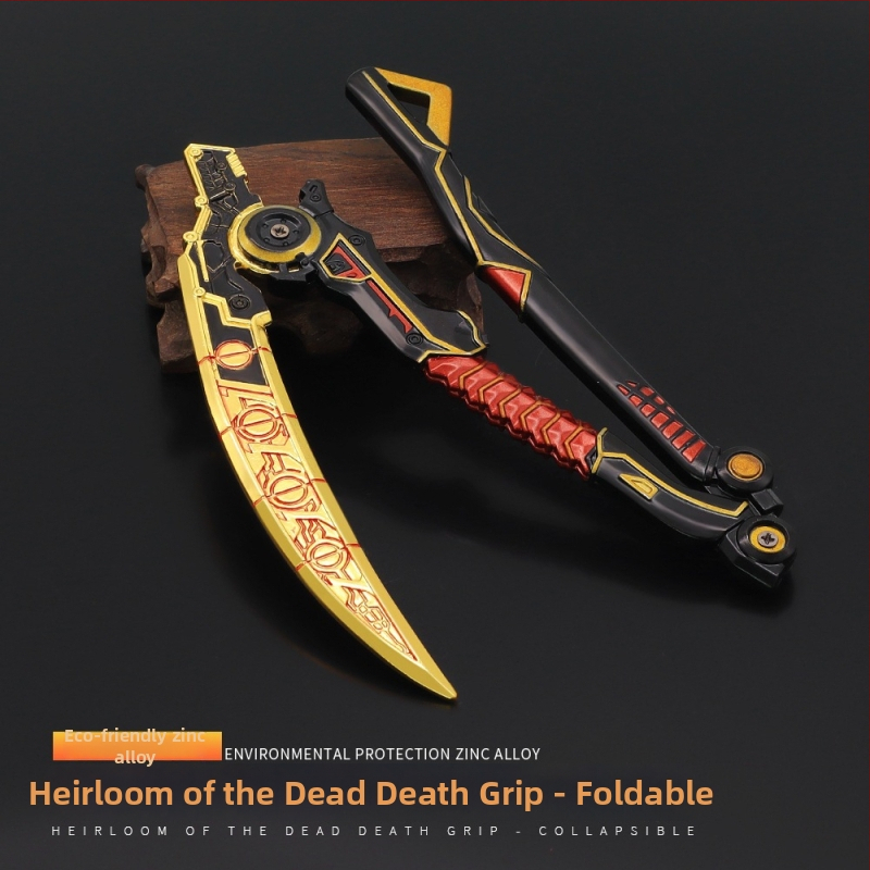 APEX Legends Revenant Death Grip Scythe Model Skladacia odnímateľná zliatinová hračka figúrka príslušenstvo