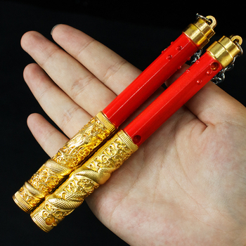 Peace JY Shenlong 15 cm nunchaku din aliaj – model de armă, ornament metalic