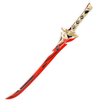 Model de armă pentru joc, 22 cm, ornament din aliaj de zinc – sabie neascuțită