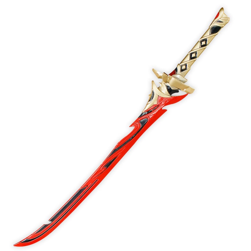 Model de armă pentru joc, 22 cm, ornament din aliaj de zinc – sabie neascuțită