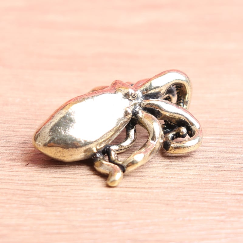 Alamă pură, caracatiță, calmar și sepie – ornament de masă pentru ceai, stil vintage