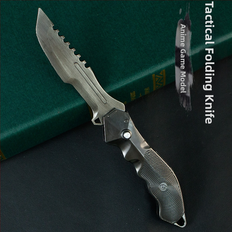 Skladacia čepeľ Dark Zone T-Force 21 cm, kovová ozdoba na model zbrane, rekvizita, nenabrúsená