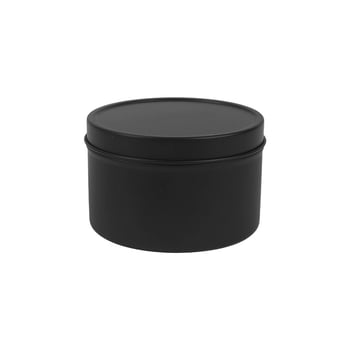 Cutie universală pentru ceai, cutie rotundă din tablă, goală, personalizabilă, mică capacitate, cutie metalică etanșă monocromă