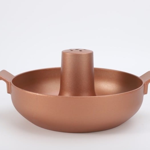 Hot Pot din Beijingul vechi, fund gros și design trombă de elefant, aliaj de aluminiu, 4,1–6 L, antiaderent, compatibil cu aragazul cu gaz