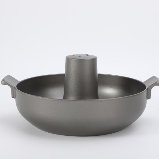 Hot Pot din Beijingul vechi, fund gros și design trombă de elefant, aliaj de aluminiu, 4,1–6 L, antiaderent, compatibil cu aragazul cu gaz