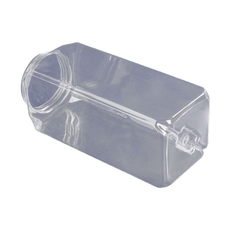Recipient din plastic transparent pentru alimente: nuci, cereale, gustări și miere; sigilat; ambalaj PET universal