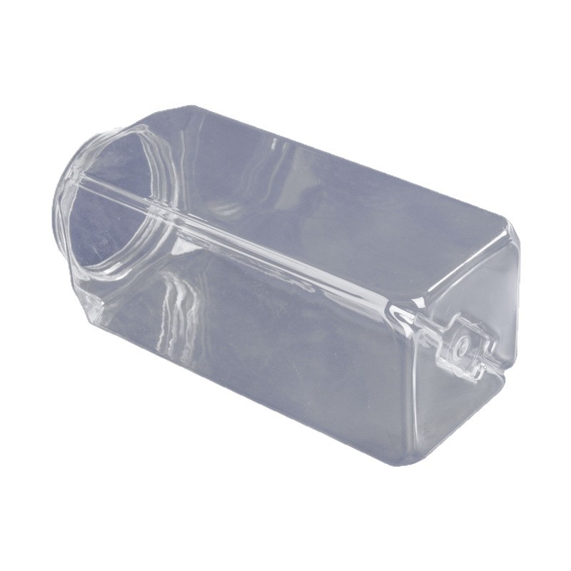 Recipient din plastic transparent pentru alimente: nuci, cereale, gustări și miere; sigilat; ambalaj PET universal