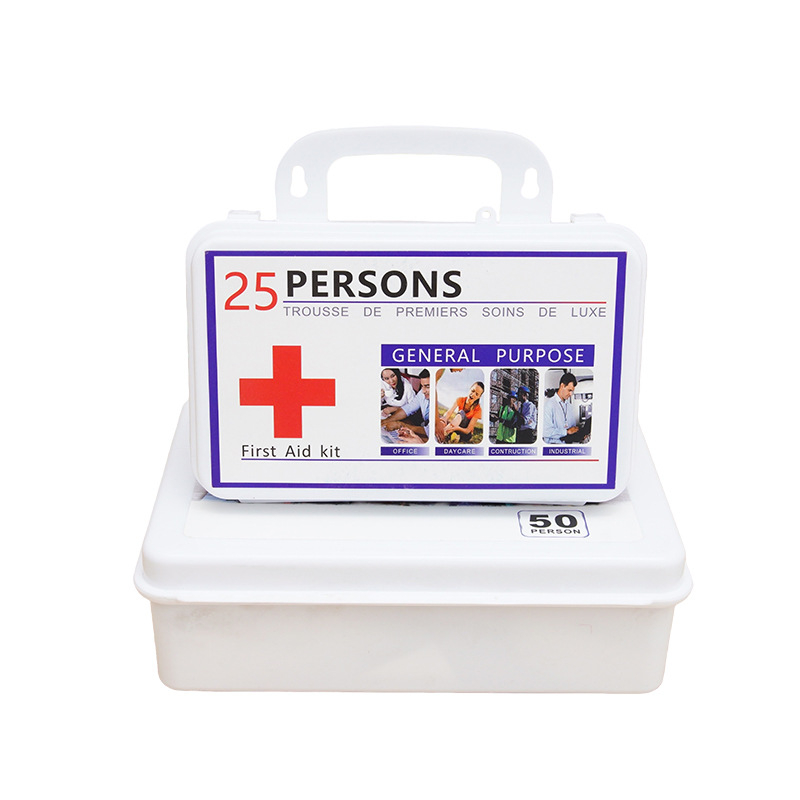 Trusă portabilă de prim ajutor din ABS – cutie mini pentru depozitarea medicamentelor, pentru exterior și situații de urgență în mașină