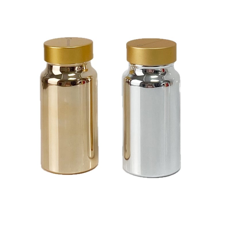 Borcan mini din aliaj de aluminiu, cu gură largă, pentru ambalarea pulberilor, imprimare UV a logo-ului