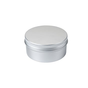 200 g Cutie din aluminiu sigilată, argintie – Ceară auto, Săpun cu ulei de cal, Cremă cosmetică în cutie metalică
